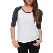 Ladies raglan sleeve T shirt